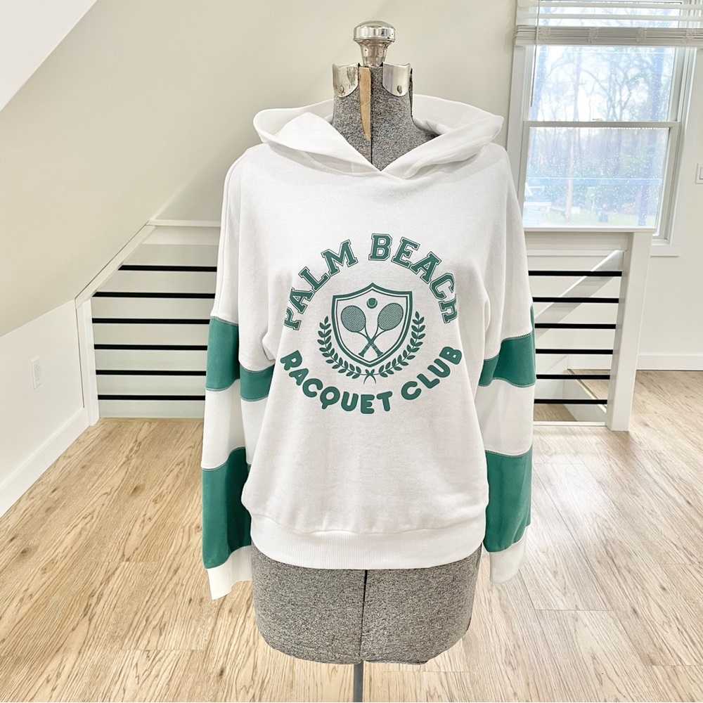 Juniors' SO Palm Beach Racquet Club real and white Hoodie - Picture 6 of 9